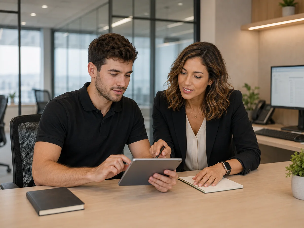 Aprendizaje de la documentación digital de los servicios en una tableta