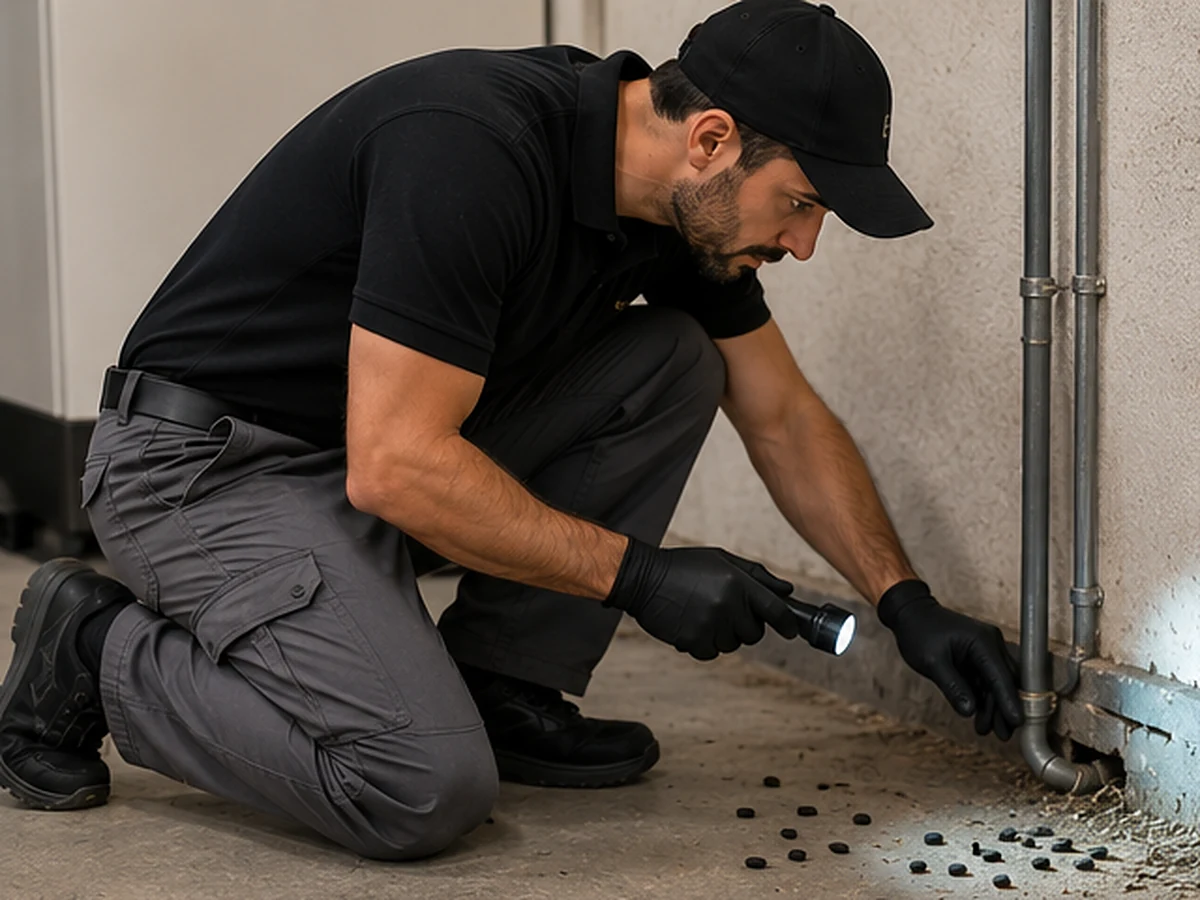 Inspecció de senyals i accessos compatibles amb activitat de rosegadors